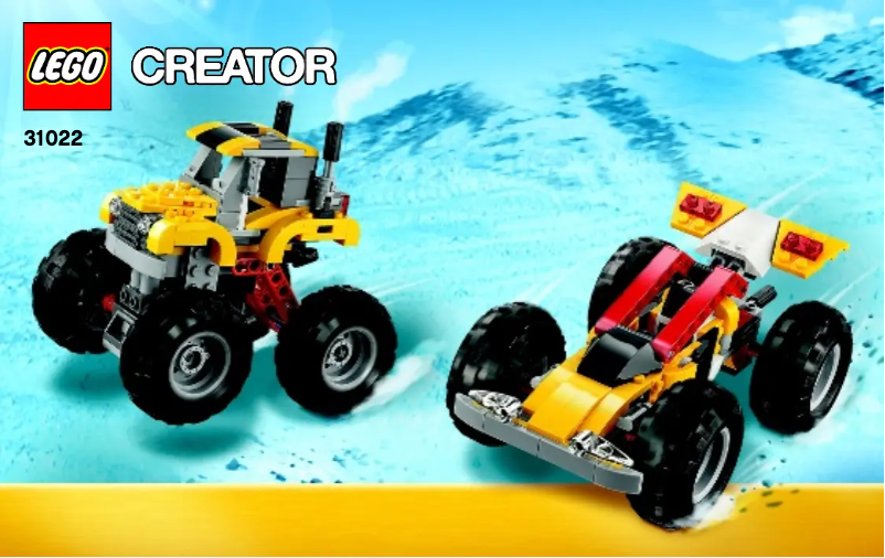Page n°1 - Manuel utilisateur Lego Creator 31022