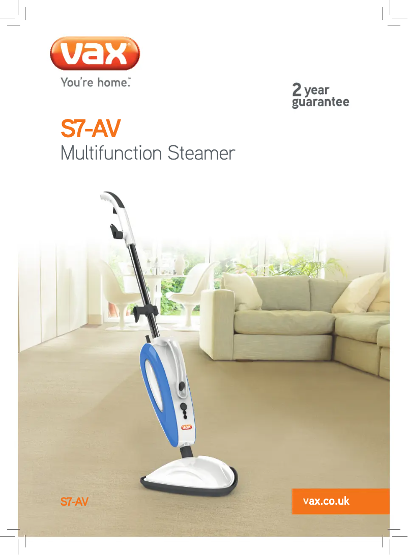 Image de la première page du manuel de l'appareil Total Home Pro S7-A plus