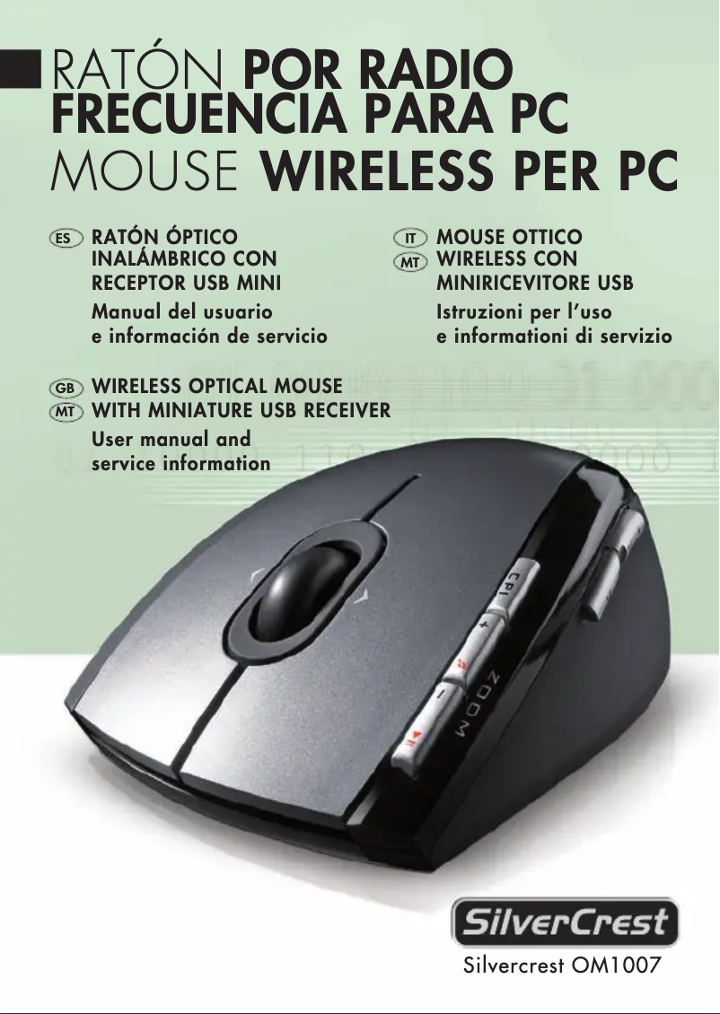Página 1 del manual Manual de usuario SilverCrest OM1007