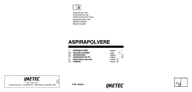 Page 1 de la notice Manuel utilisateur Imetec Ecoextreme Pro++ C2-100