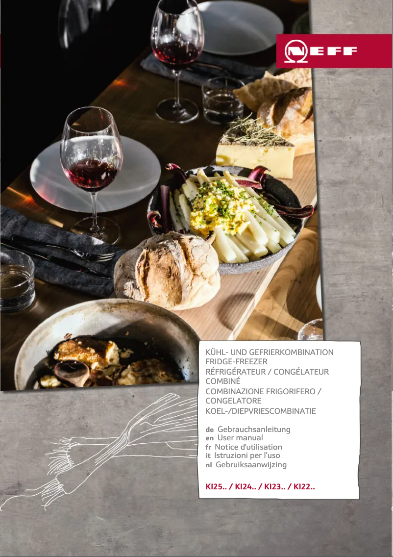 Page 1 de la notice Manuel utilisateur Neff KI2223D40