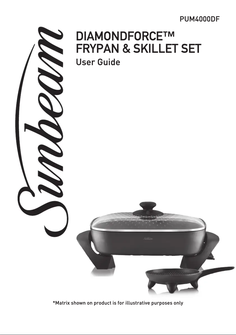 Image de la première page du manuel de l'appareil DiamondForce PUM4000DF