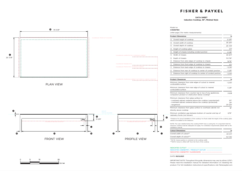 Imagen de la primera página del manual del dispositivo CI365DTB4