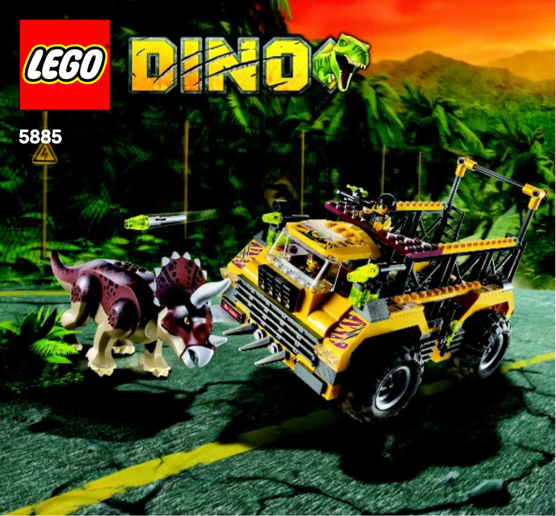 Page 1 de la notice Manuel utilisateur Lego Dino 5885