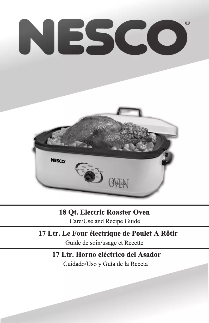 Image de la première page du manuel de l'appareil Roaster Oven 4818-95