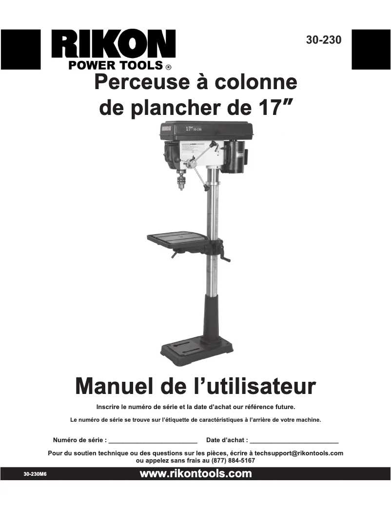 Image de la première page du manuel de l'appareil 30-230