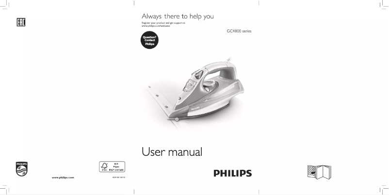 Image de la première page du manuel de l'appareil Azur GC4872