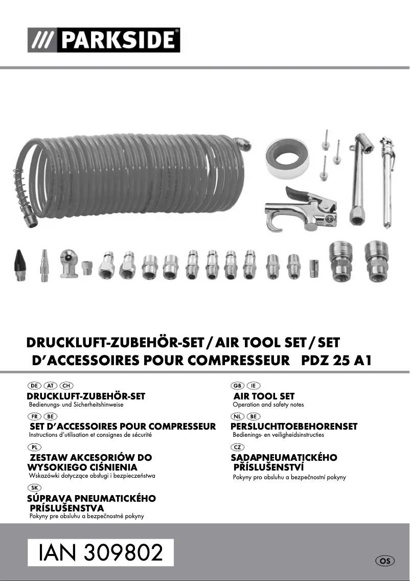 Image de la première page du manuel de l'appareil PDZ 25 A1