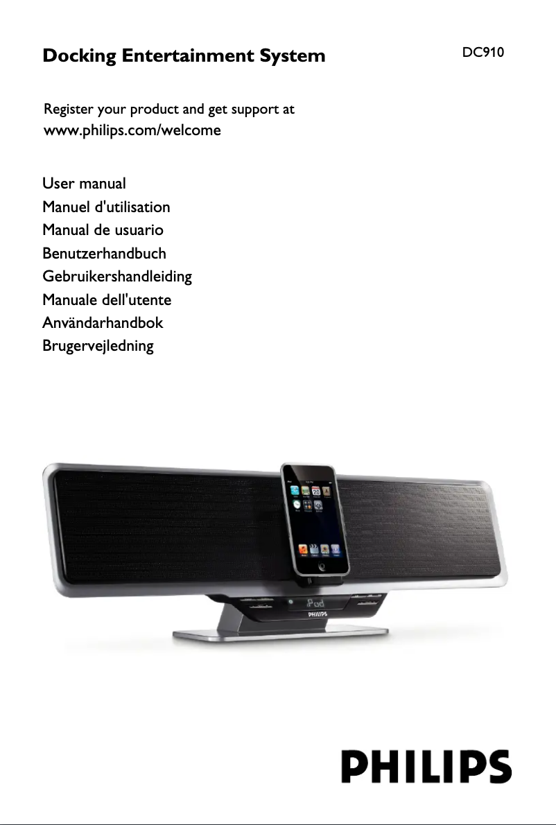 Page n°1 - Manuel utilisateur Philips DC910