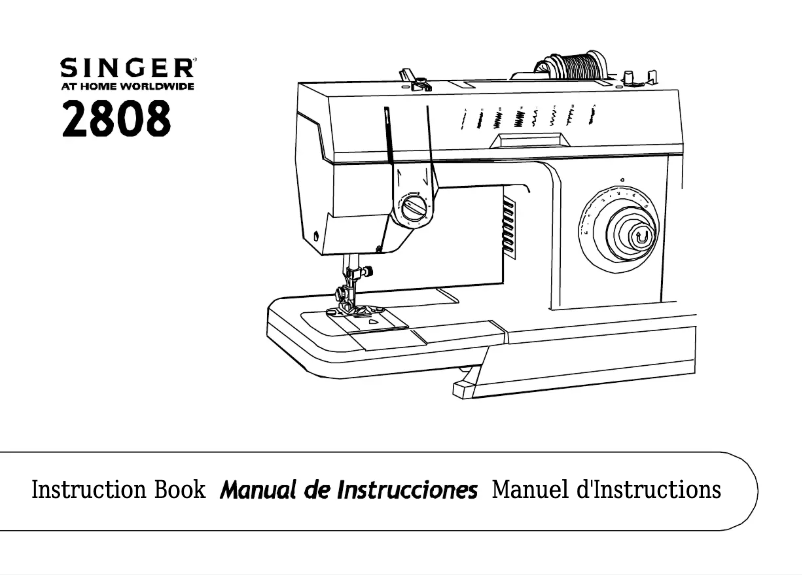 Página 1 del manual Manual de usuario Singer 2808