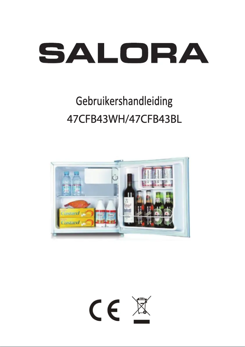 Page 1 de la notice Manuel utilisateur Salora 47CFB43WH