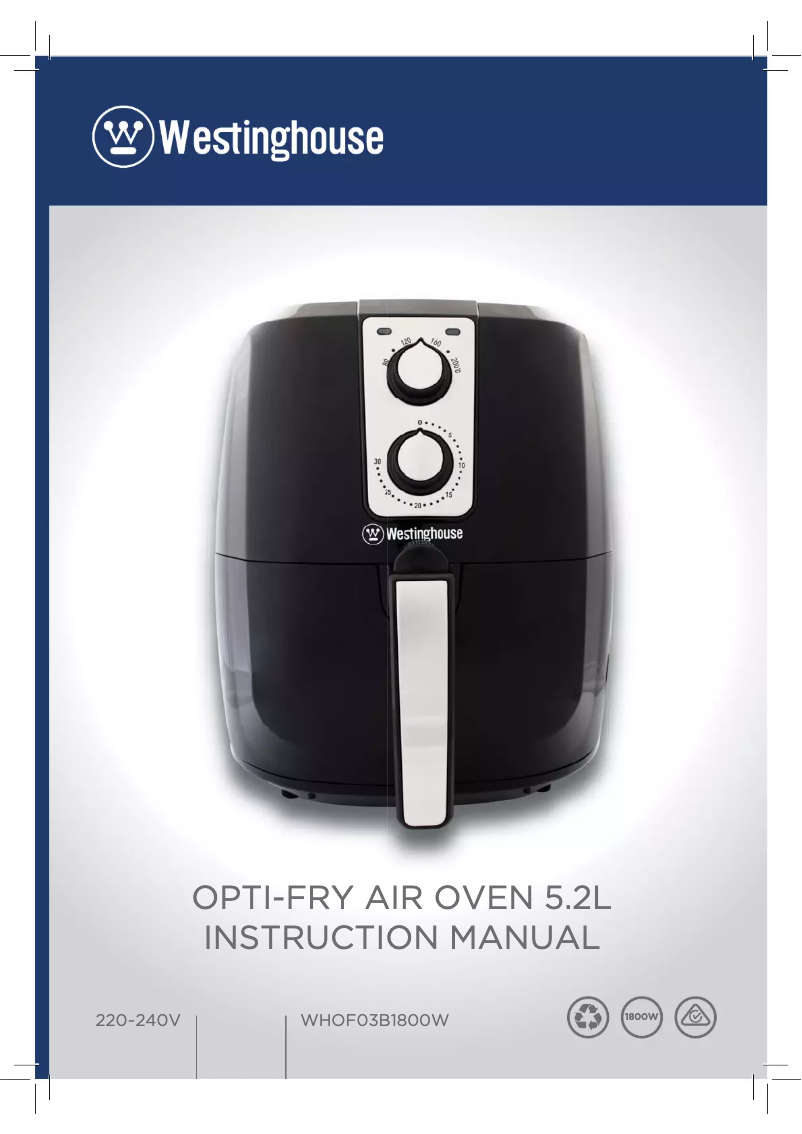 Image de la première page du manuel de l'appareil WHOF03B