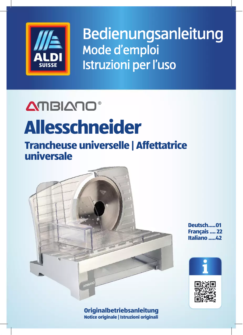 Image de la première page du manuel de l'appareil GT-SF-AFS-02