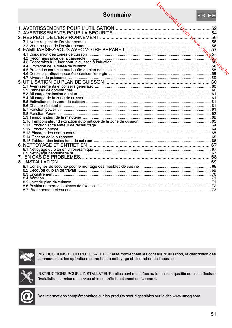 Image de la première page du manuel de l'appareil SI3842B