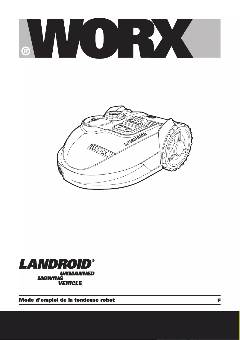 Page n°1 - Manuel utilisateur Worx Landroid WR106SI