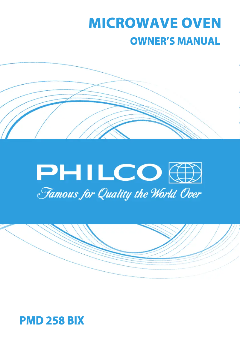 Page n°1 - Manuel utilisateur Philco PMD 258 BiX