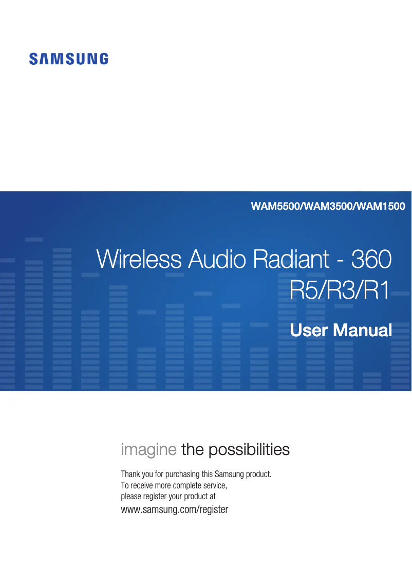 Page n°1 - Manuel utilisateur Samsung Radiant 360 R1
