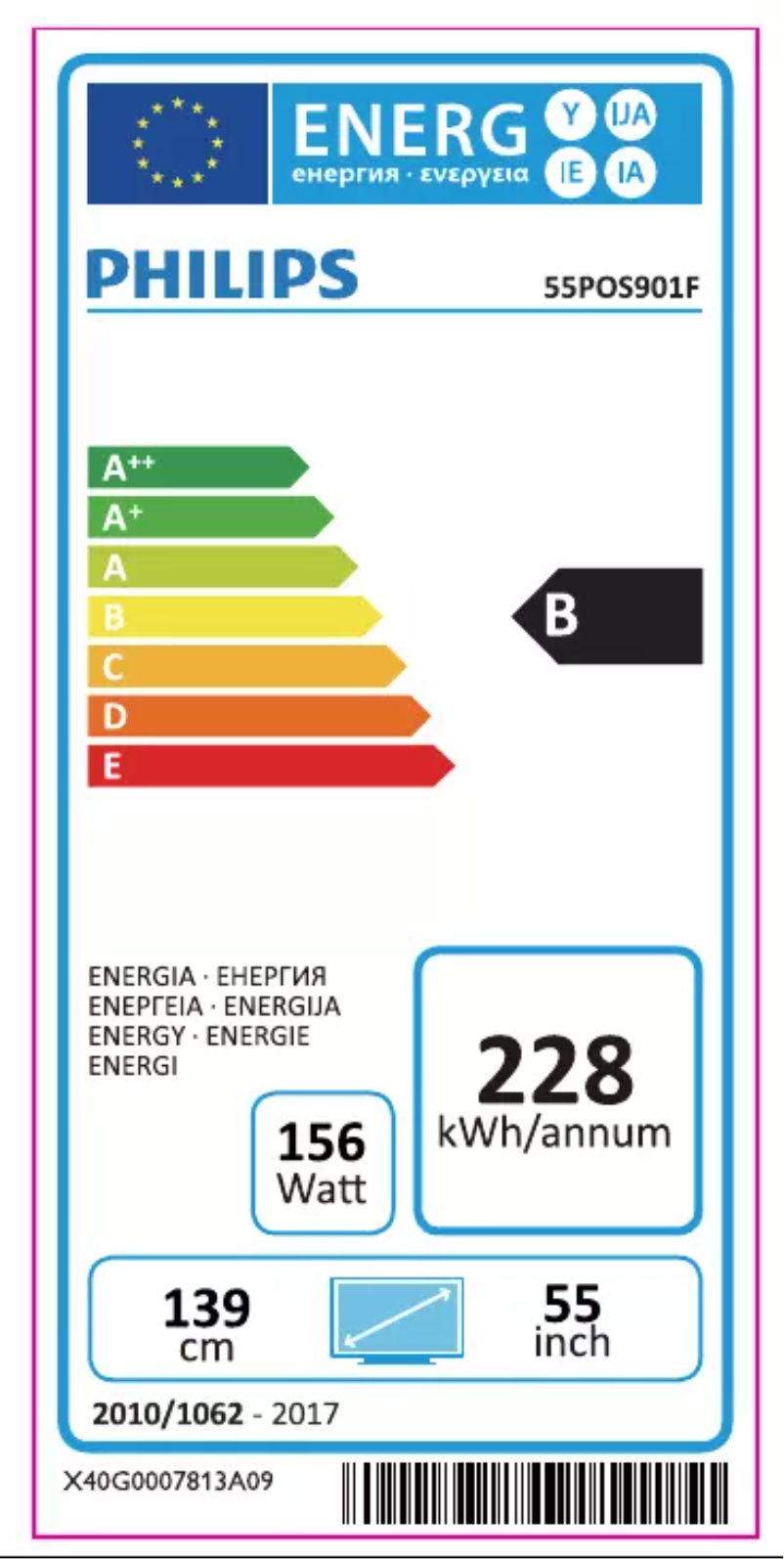 Image de la première page du manuel de l'appareil 55POS901F