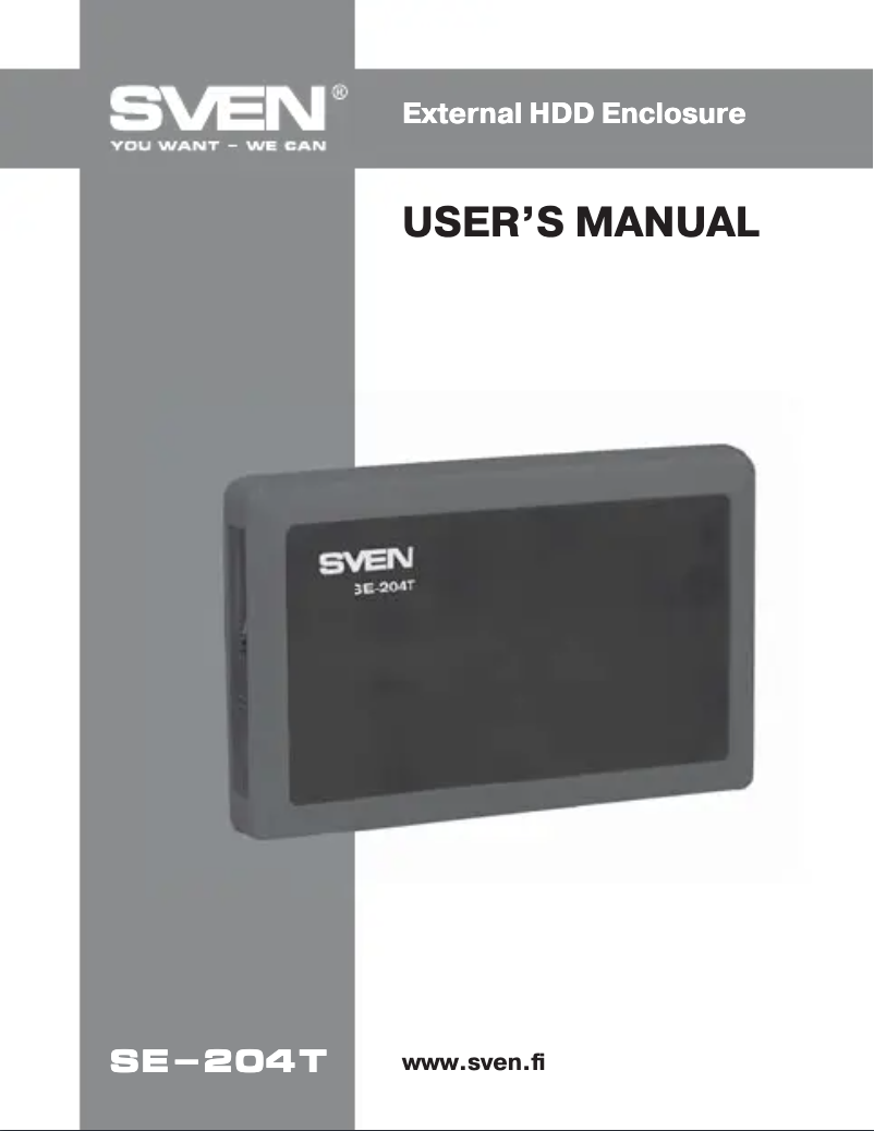 Image de la première page du manuel de l'appareil SE-204T