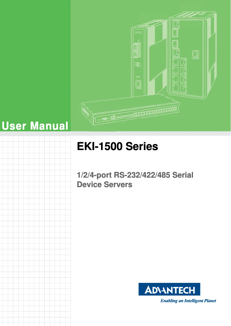 Page n°1 - Manuel utilisateur Advantech EKI-1521I-CE