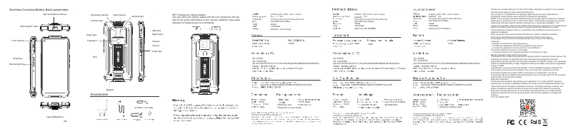 Page n°1 - Manuel utilisateur Oukitel WP7