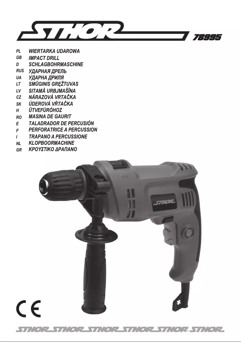 Page n°1 - Manuel utilisateur Sthor 78995