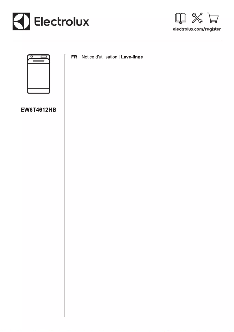 Página 1 del manual Manual de usuario Electrolux EW6T4612HB