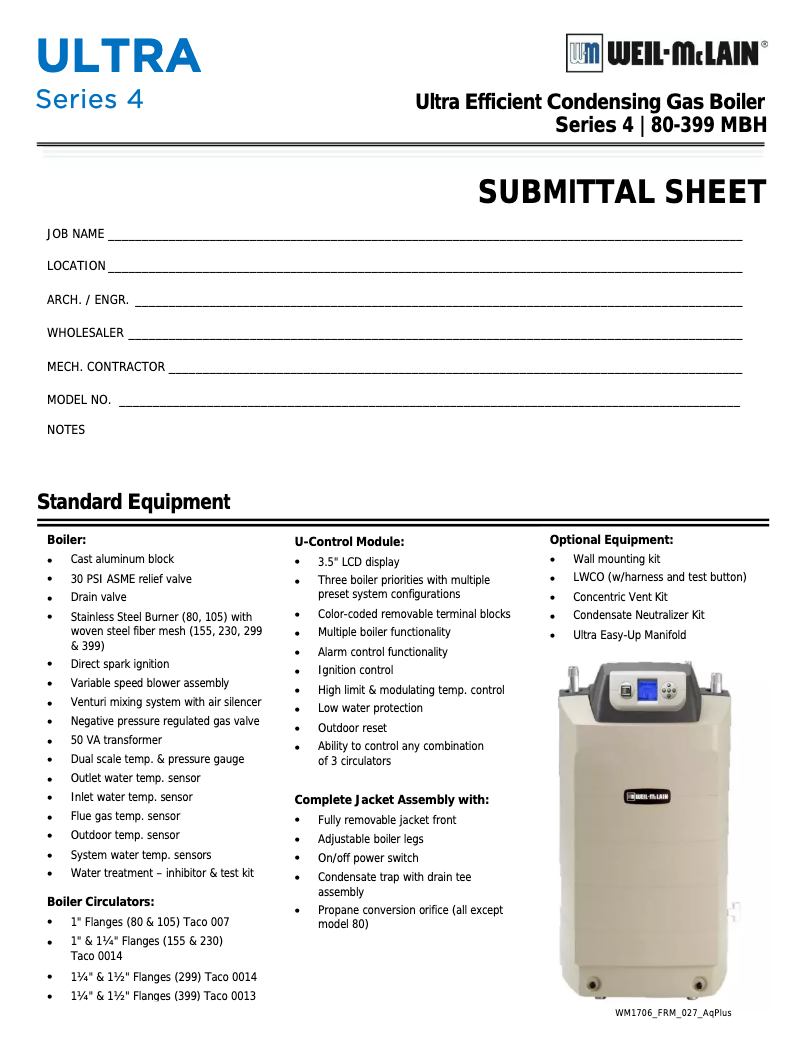 Image de la première page du manuel de l'appareil Ultra Serie 4