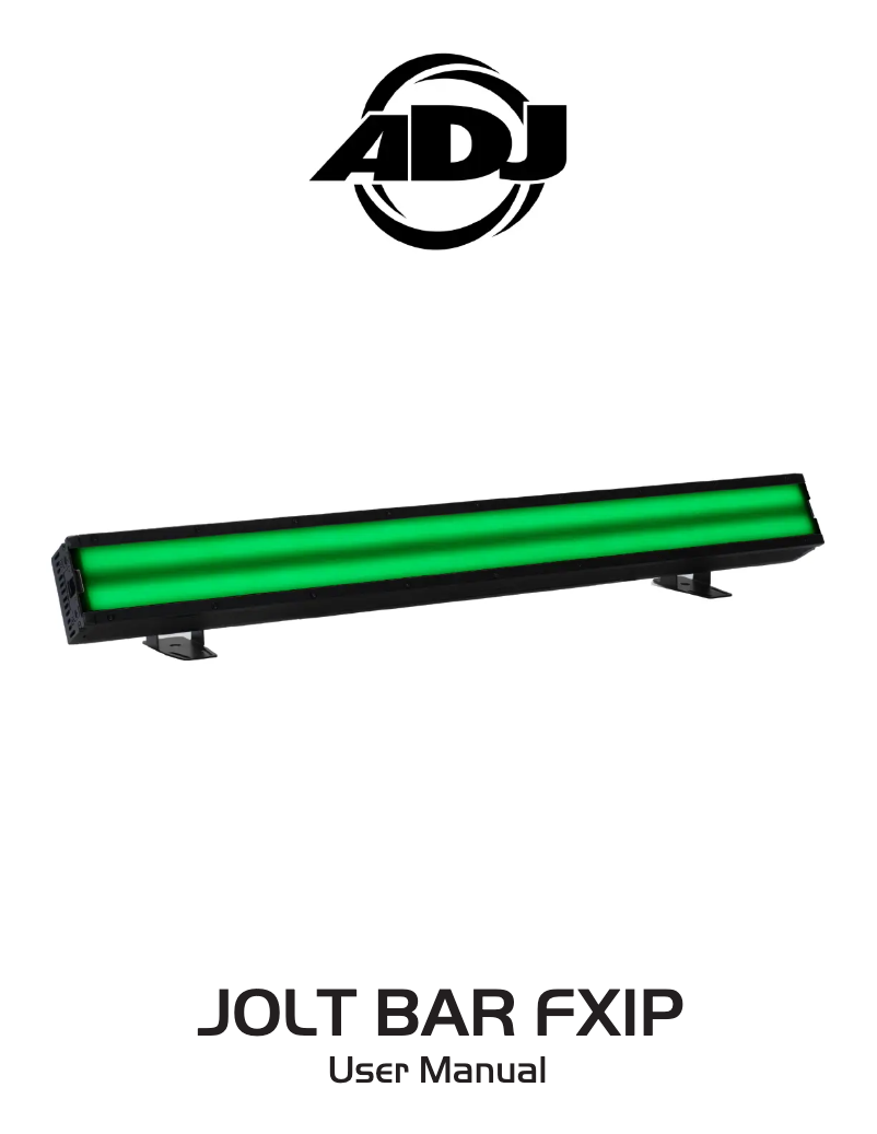 Image de la première page du manuel de l'appareil Jolt Bar FXIP