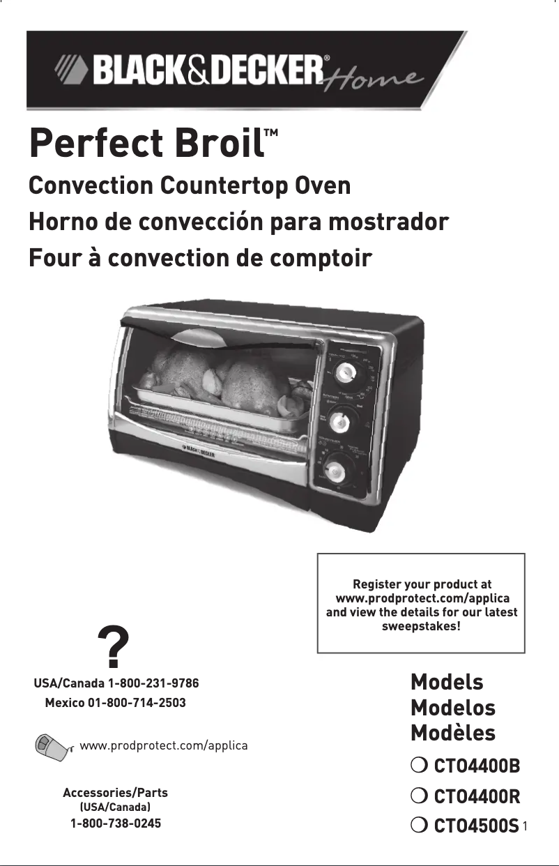 Image de la première page du manuel de l'appareil CTO4500S