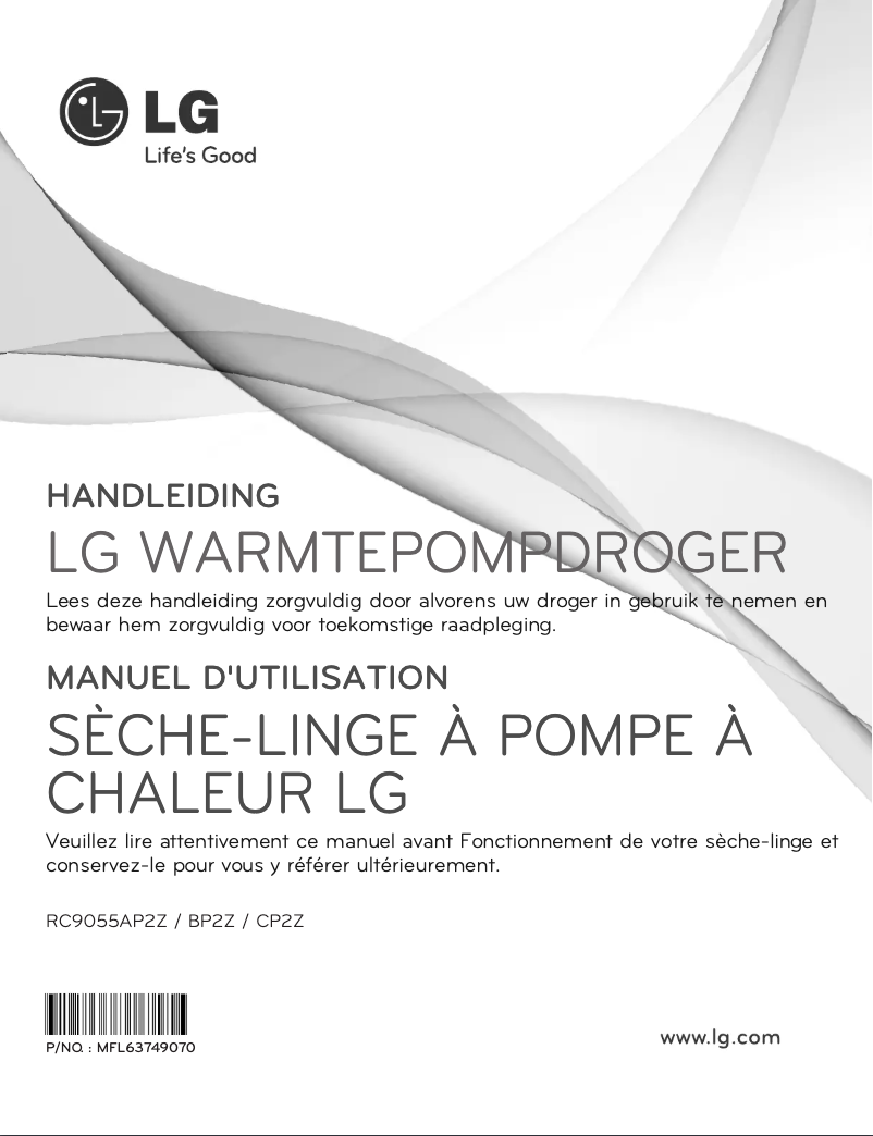 Image de la première page du manuel de l'appareil RC9055CP2Z