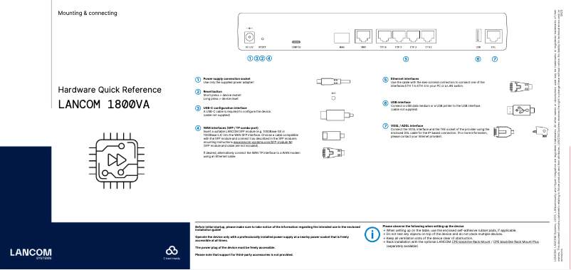 Image de la première page du manuel de l'appareil 1800VA