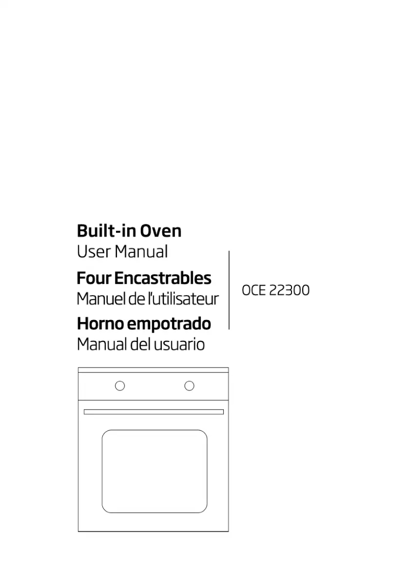 Page n°1 - Manuel utilisateur Beko OCE 22300