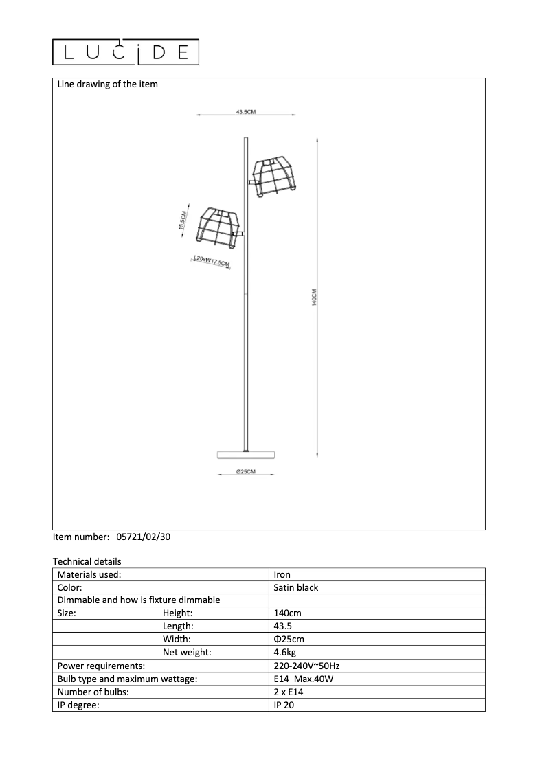 Image de la première page du manuel de l'appareil Grid 05721/02/30