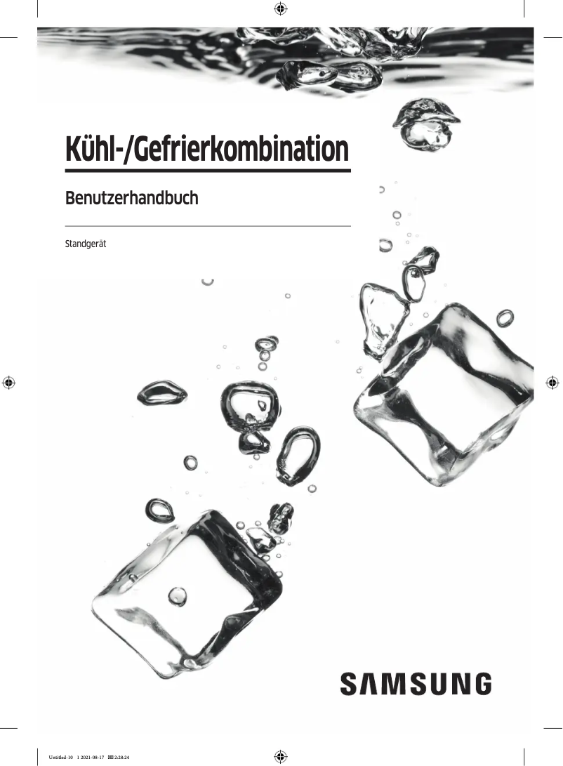 Page n°1 - Manuel utilisateur Samsung RF23R62E3SR