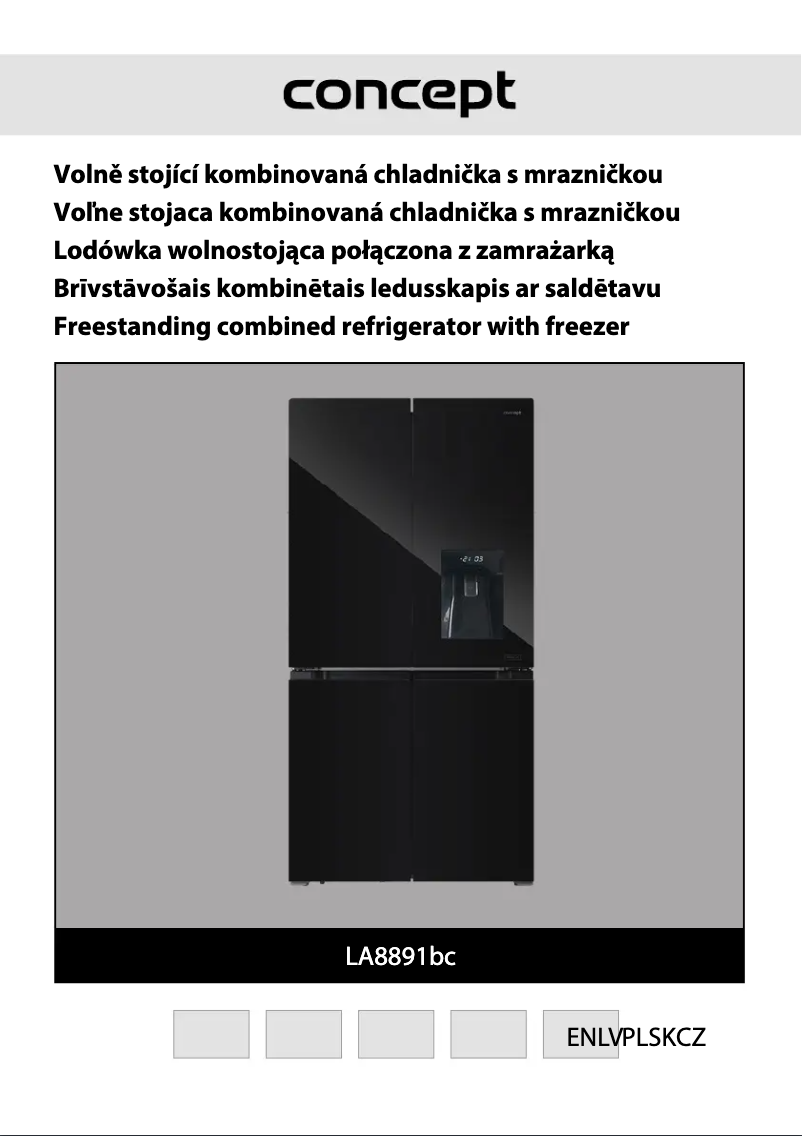 Page 1 de la notice Manuel utilisateur Concept LA8891BC