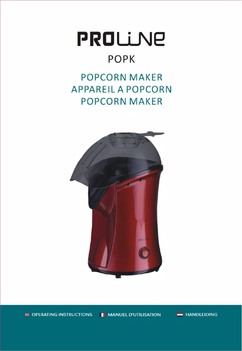 Image de la première page du manuel de l'appareil POPK