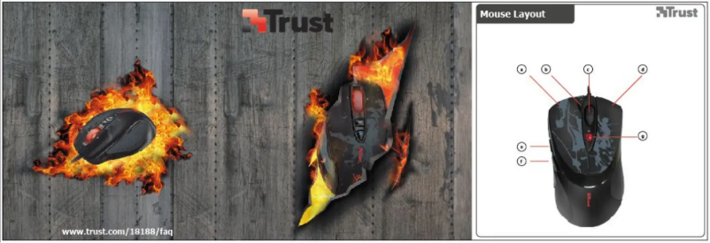 Page 1 de la notice Manuel utilisateur Trust GXT 31