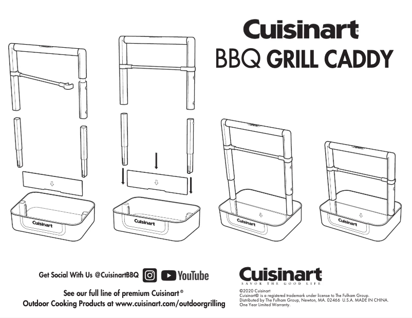 Page 1 de la notice Manuel utilisateur Cuisinart CGWM-098