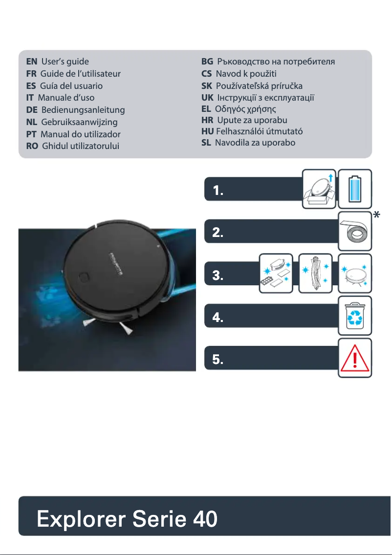 Page n°1 - Manuel utilisateur Rowenta Smart Force Explorer Serie 40 RR7245