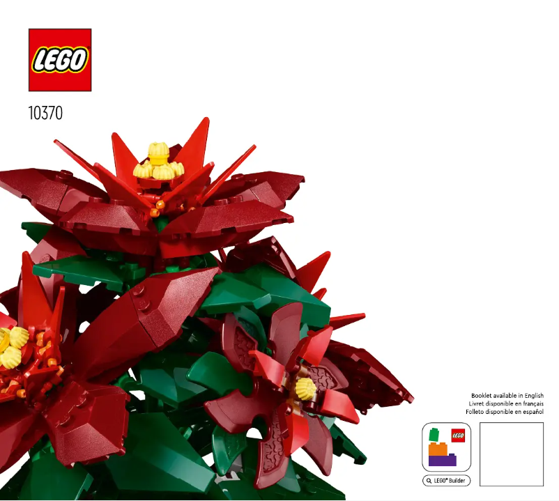 Page n°1 - Manuel utilisateur Lego Botanical Collection 10370