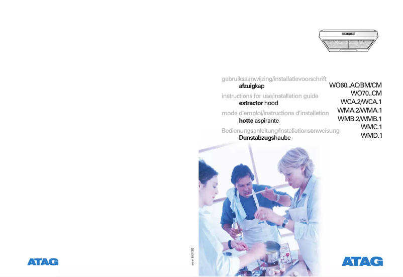 Page n°1 - Manuel utilisateur Atag WO6011CM