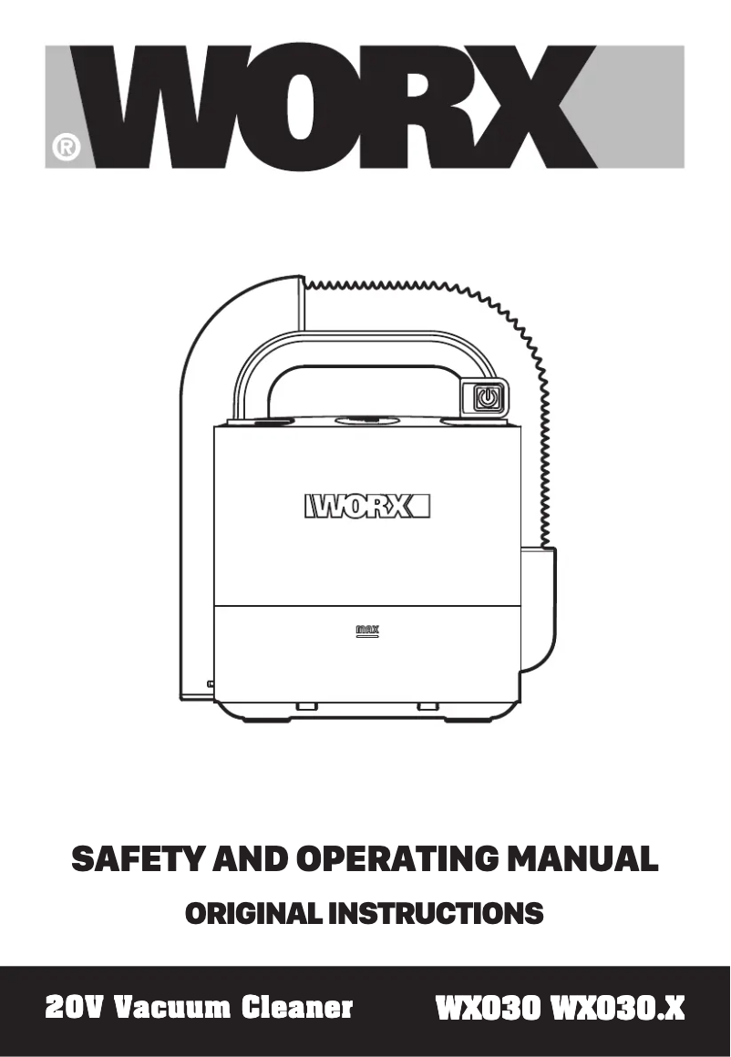 Page n°1 - Manuel utilisateur Worx WX030.9