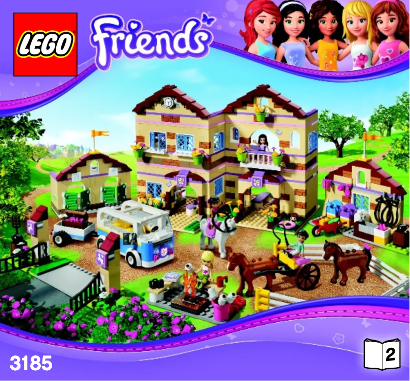 Page n°1 - Manuel utilisateur Lego Friends 3185