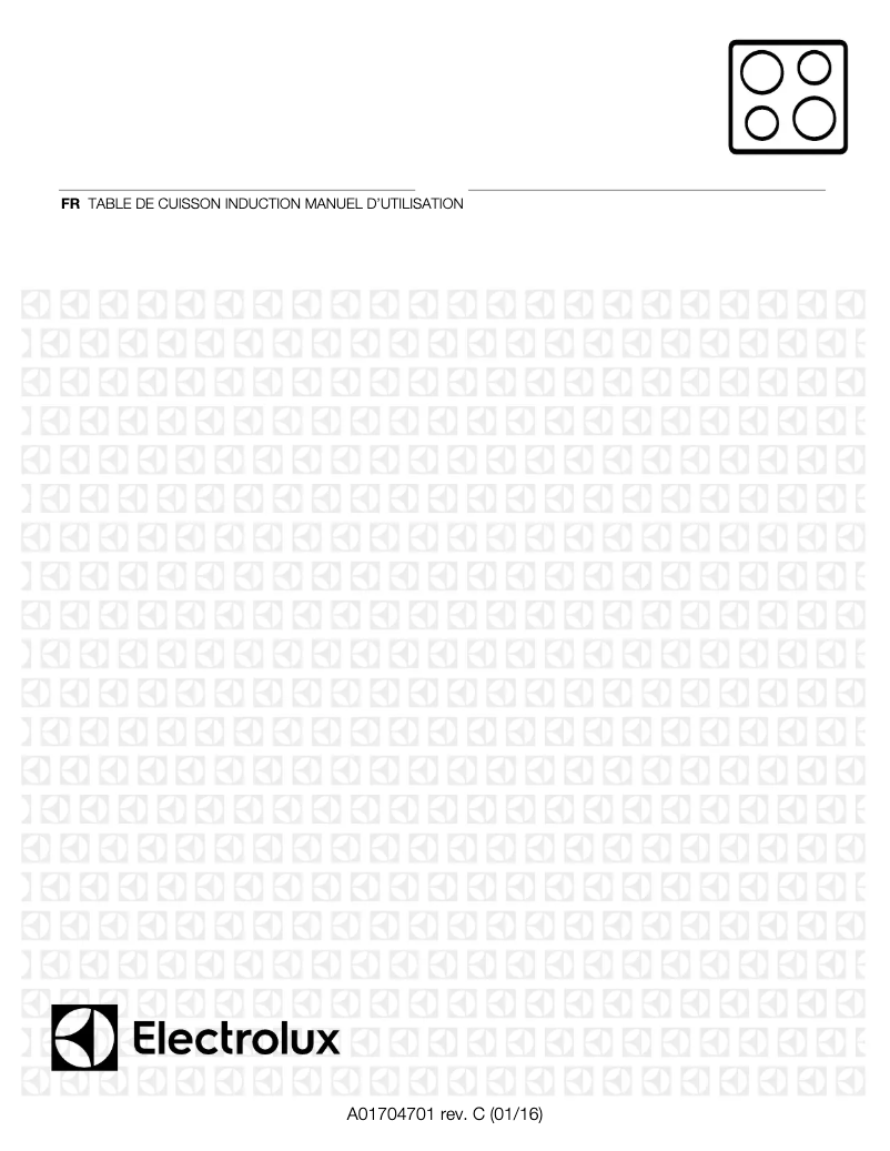 Page 1 de la notice Manuel utilisateur Electrolux E30IC80QSS