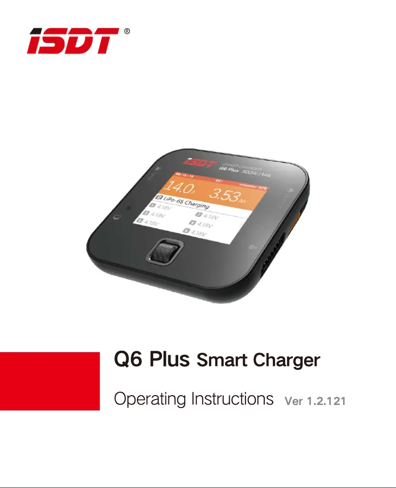 Page 1 de la notice Manuel utilisateur ISDT Q6 Plus