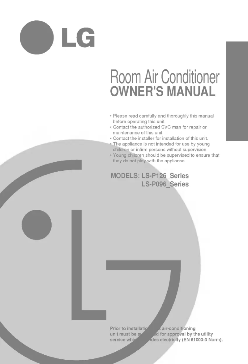 Page 1 de la notice Manuel utilisateur LG LS-P0960AD