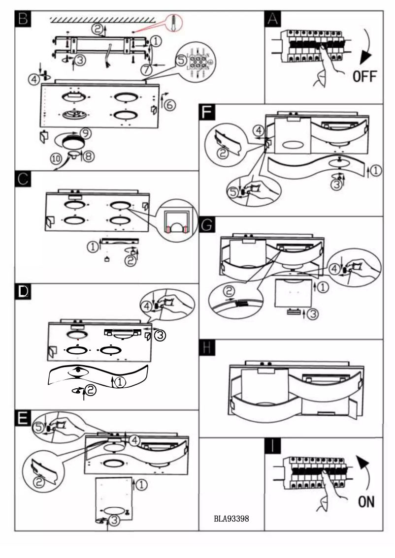 Page 1 de la notice Manuel utilisateur Eglo Guadiano
