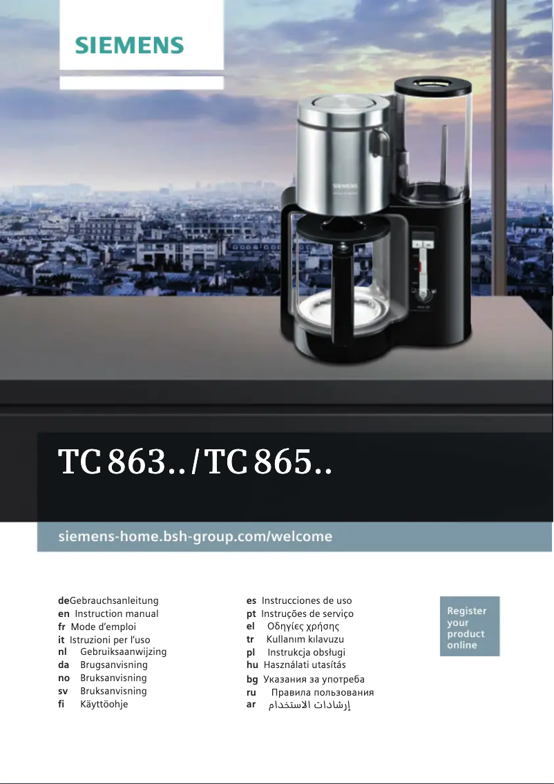 Page 1 de la notice Manuel utilisateur Siemens Sensor for Senses TC86504