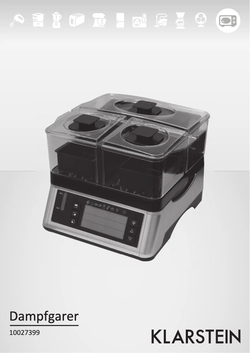 Page 1 de la notice Manuel utilisateur Klarstein 10027399